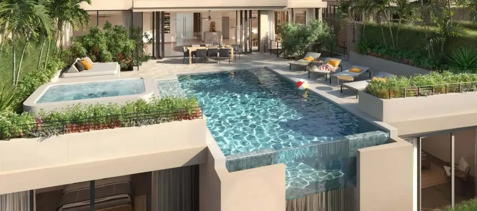 Таунхаус с 4 спальнями и частным бассейном в Banyan Tree Beach Residences Nammu, Пхукет