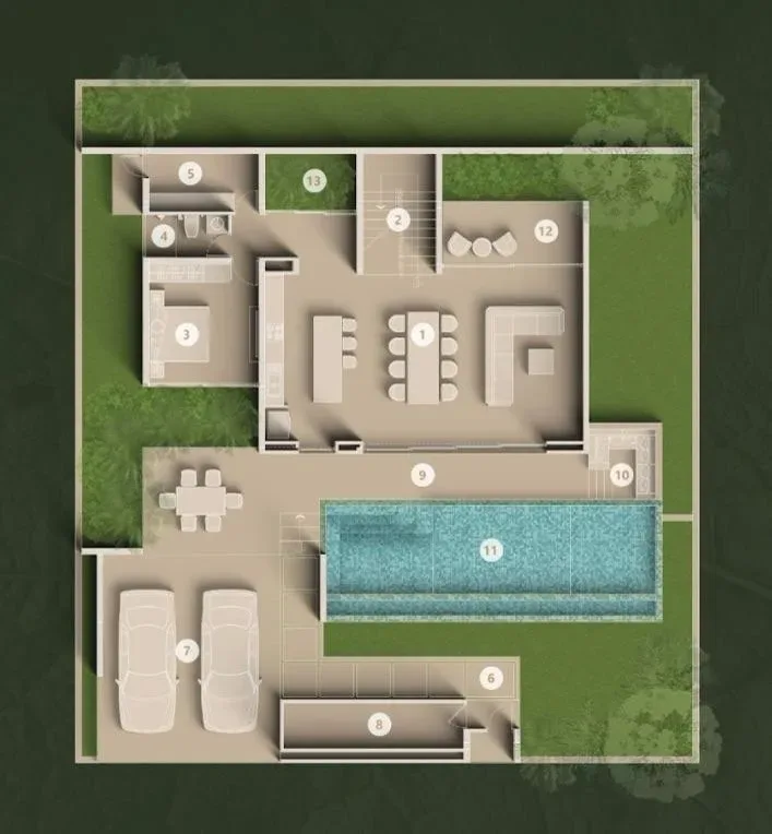 4-Bedroom Villa with Private Pool at Clover Residence, Phuket