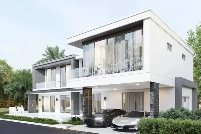 Вилла с 4 спальнями и частным бассейном в Luxury Vista Villas, Паттайя