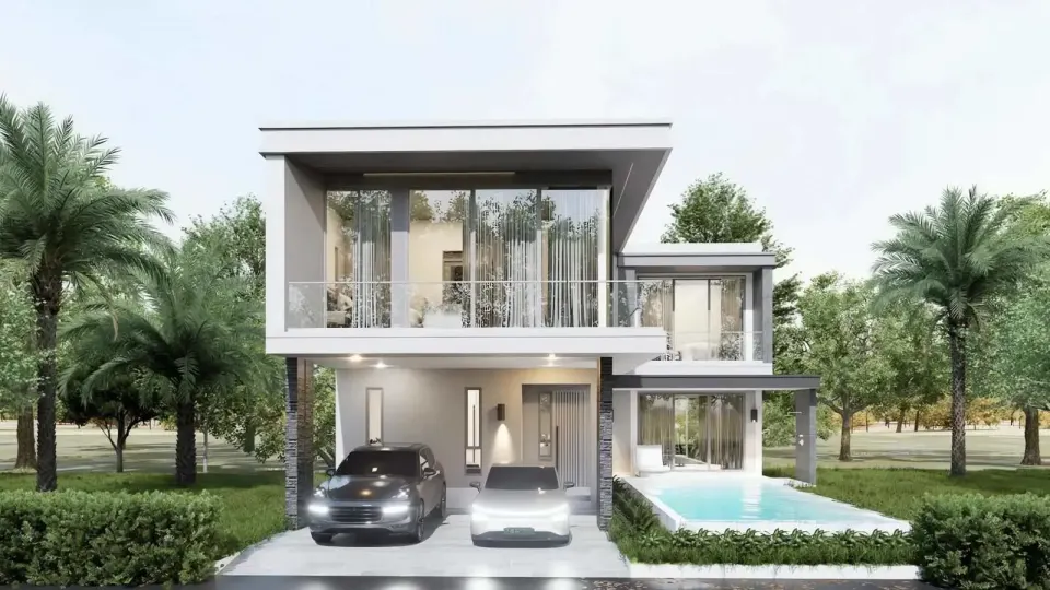 4-Bedroom Villa with Private Pool at Luxury Vista Villas, Pattaya