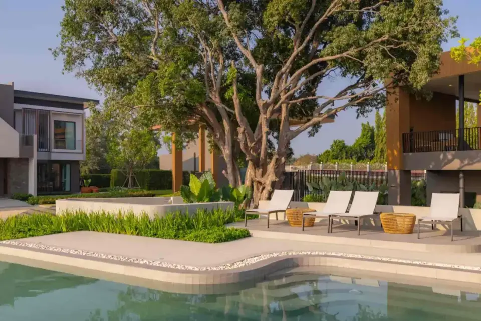 4-Bedroom Villa with Private Garden at PYCHE Pattaya Motorway, Pattaya