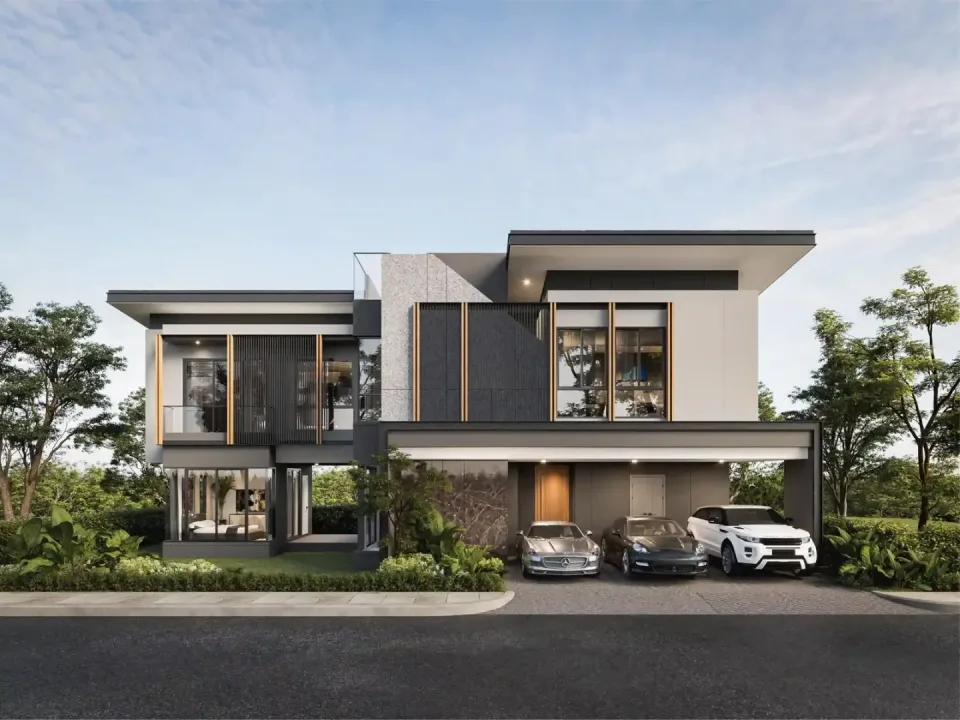 4-Bedroom Villa with Private Pool at PYCHE Pattaya Motorway, Pattaya