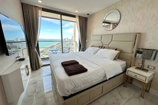Квартира с 1 спальней и видом на море в Copacabana Beach Jomtien