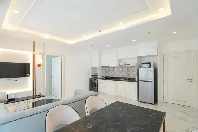 Квартира с 2 спальнями и видом на море в The Empire Tower Pattaya, Джомтьен