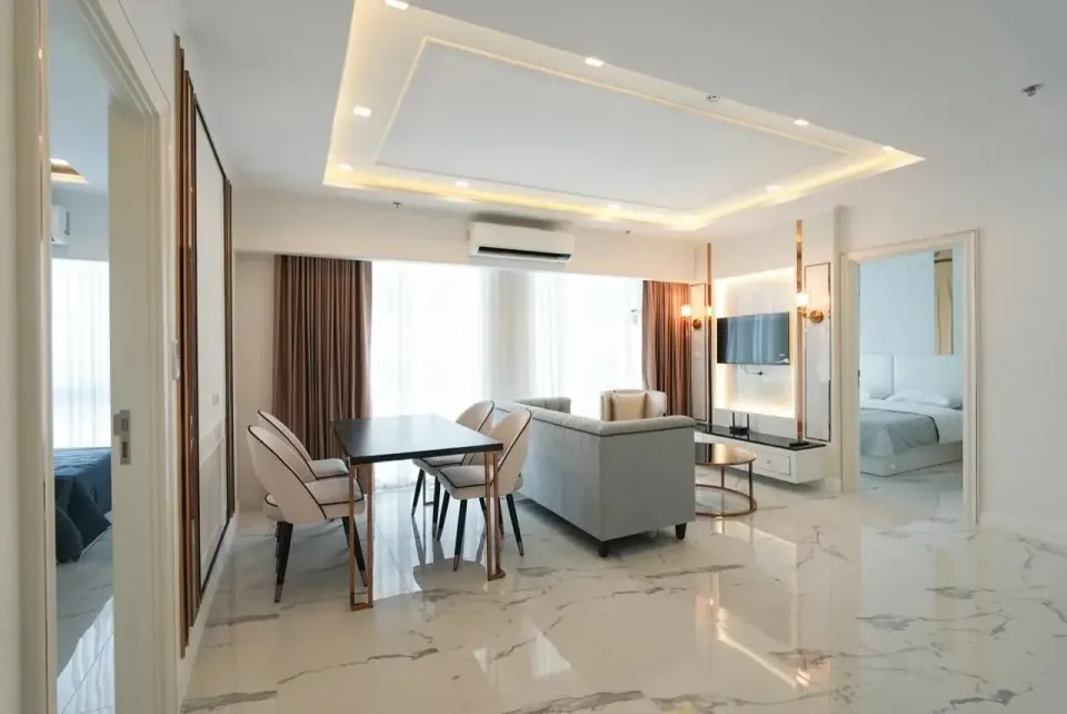 Квартира с 2 спальнями и видом на море в The Empire Tower Pattaya, Джомтьен