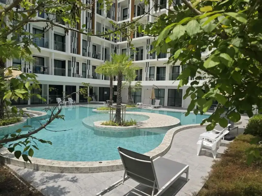 Квартира с 1 спальней и видом на город в Siam Oriental Dream, Паттайя