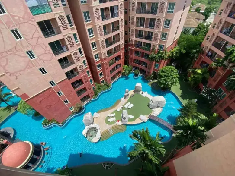 Квартира с 1 спальней и видом на бассейн в Seven Seas Condo Resort Jomtien