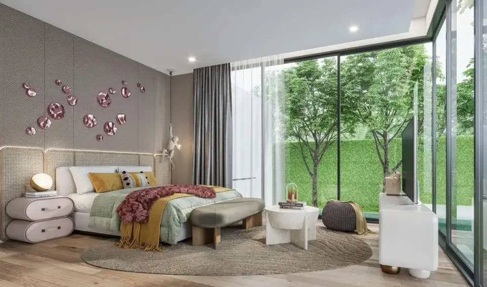 Вилла с 3 спальнями и частным бассейном в Poetry Villas, Банг Тао