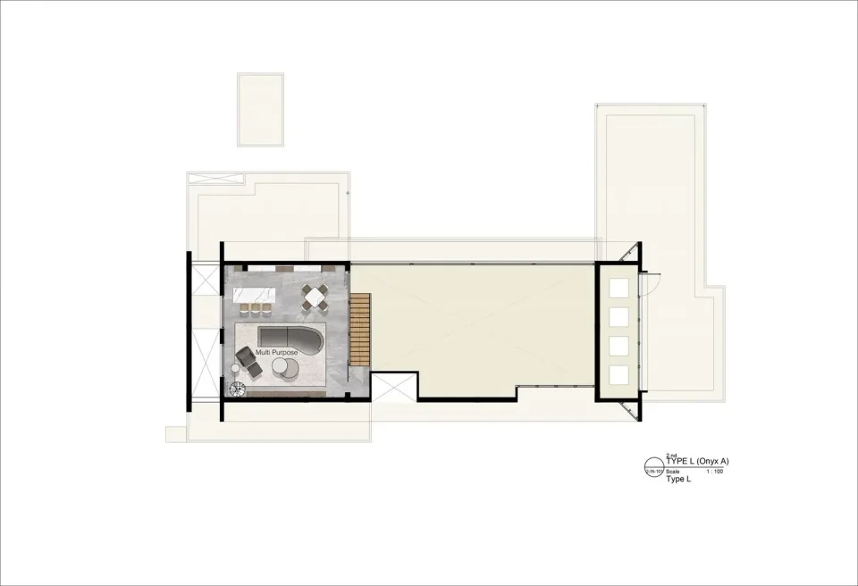 Вилла с 3 спальнями и частным бассейном в Poetry Villas, Банг Тао