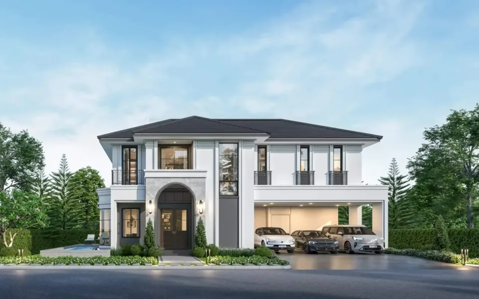 4-Bedroom Villa with Private Pool at REKHA Pattaya Motorway Villas in Nong Prue, Pattaya, Pattaya