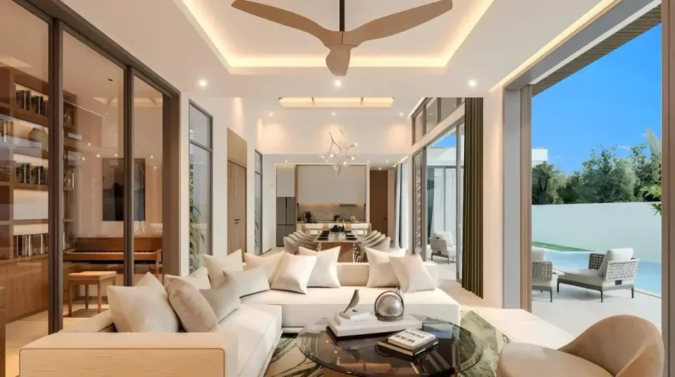 Вилла с 3 спальнями и частным бассейном в The Ozone Campus Villa, Пхукет