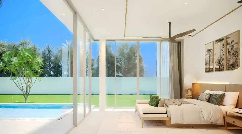 Вилла с 3 спальнями и частным бассейном в The Ozone Campus Villa, Пхукет