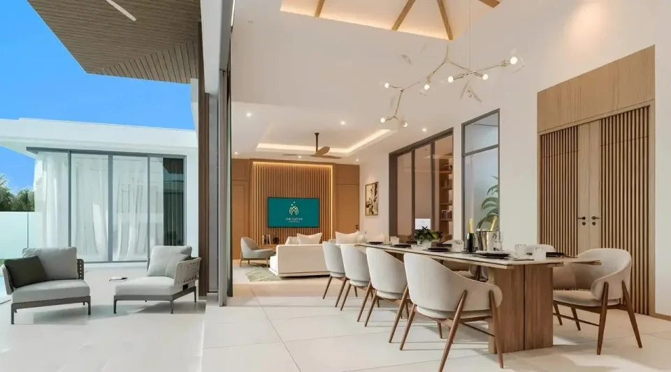 Вилла с 3 спальнями и частным бассейном в The Ozone Campus Villa, Пхукет