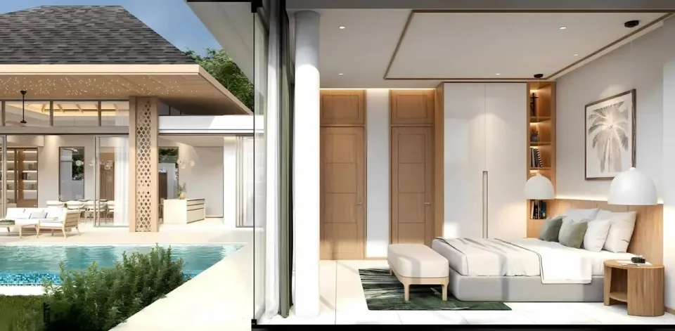 Вилла с 5 спальнями и частным бассейном в The Ozone Campus Villa, Пхукет