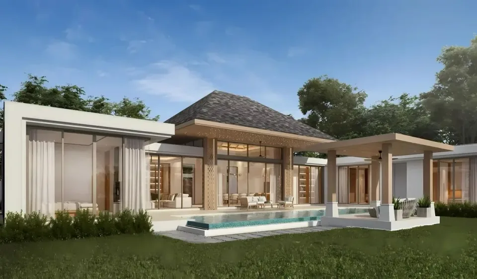 Вилла с 5 спальнями и частным бассейном в The Ozone Campus Villa, Пхукет