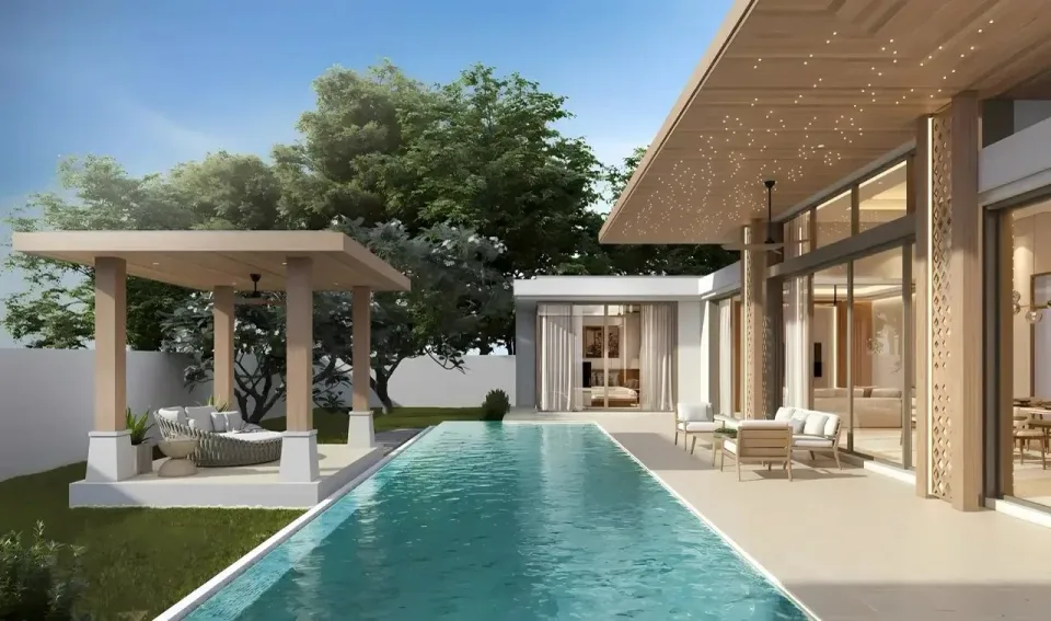 Вилла с 5 спальнями и частным бассейном в The Ozone Campus Villa, Пхукет