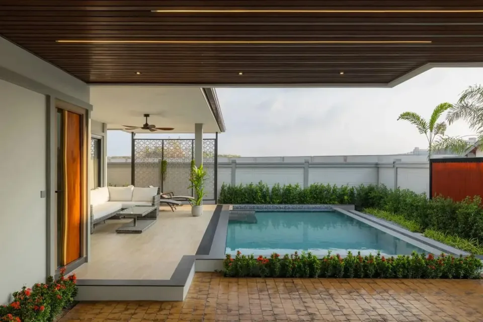 Вилла с 3 спальнями и частным бассейном в Zensiri Estate Jomtien