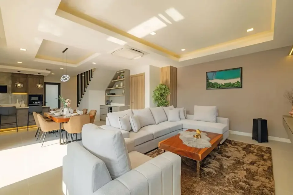 Вилла с 3 спальнями и частным бассейном в Zensiri Estate Jomtien