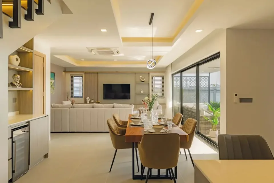 Вилла с 3 спальнями и частным бассейном в Zensiri Estate Jomtien