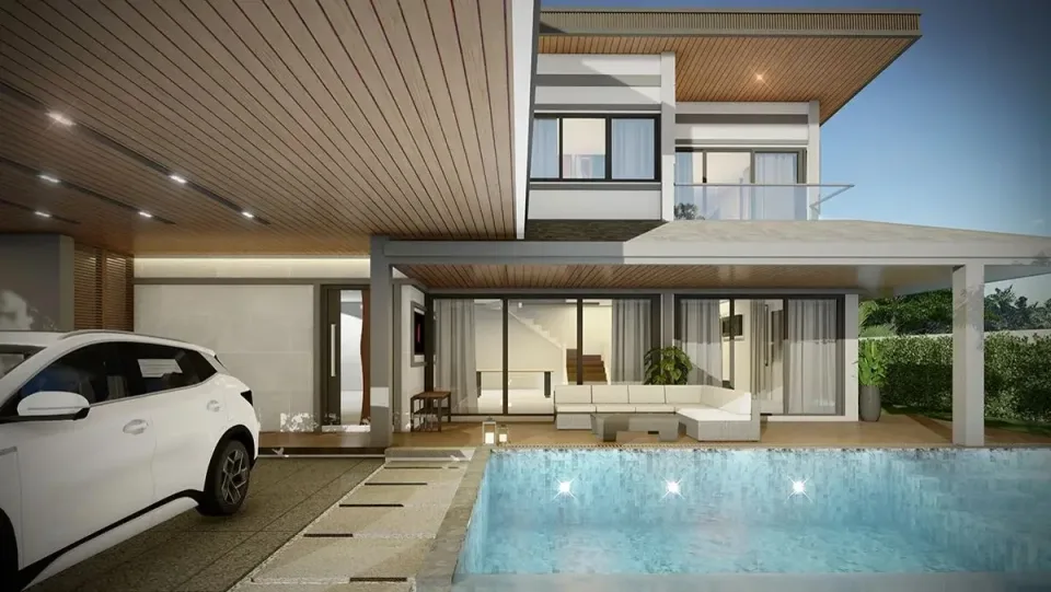 5-Bedroom Villa with Private Pool at Zensiri Estate Jomtien