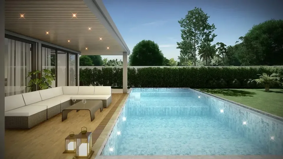 Вилла с 5 спальнями и частным бассейном в Zensiri Estate Jomtien