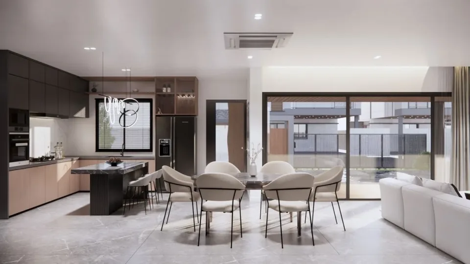 Вилла с 4 спальнями и частным бассейном в Zensiri Estate Jomtien