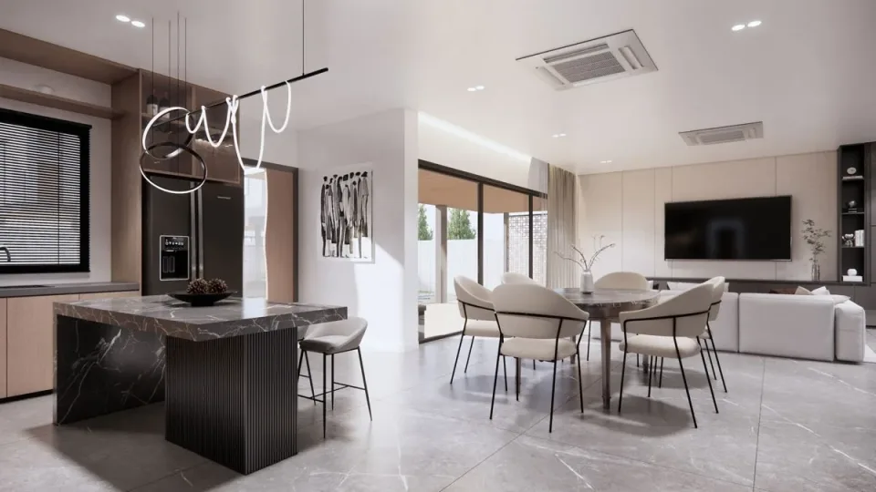 Вилла с 4 спальнями и частным бассейном в Zensiri Estate Jomtien