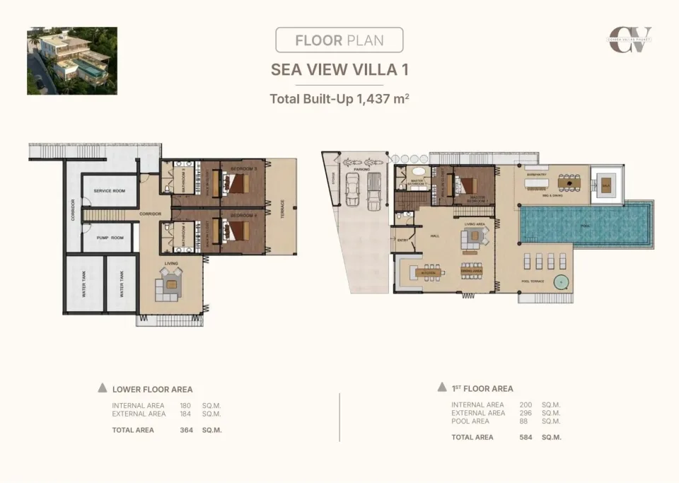 4-Bedroom Villa with Private Pool at Cohiba Villas Phuket, Phuket