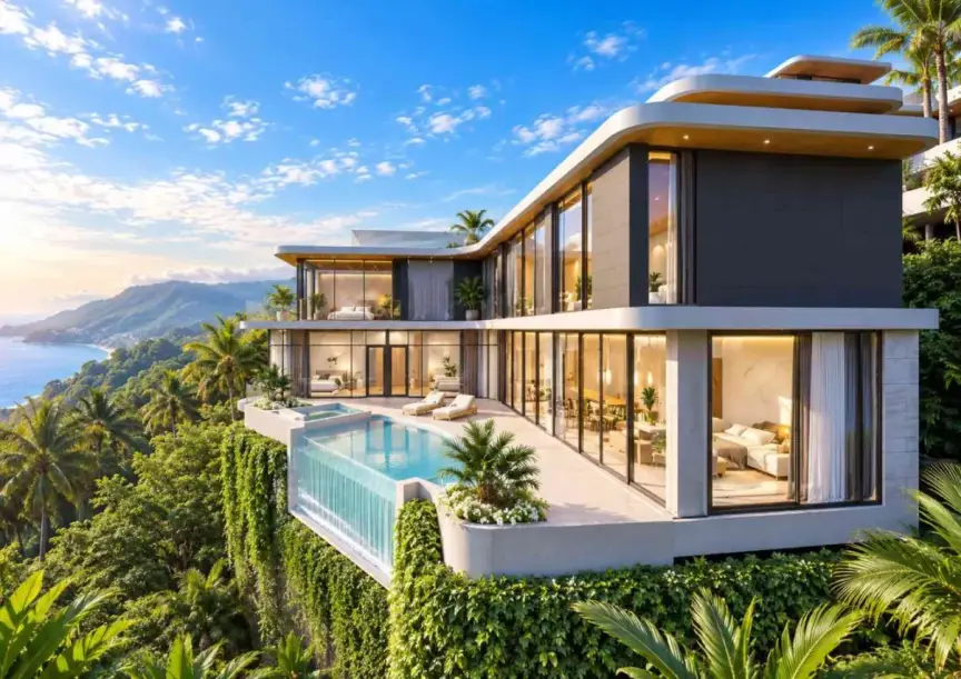 3-Bedroom Villa with Private Pool at Phuvista Naithon, Phuket