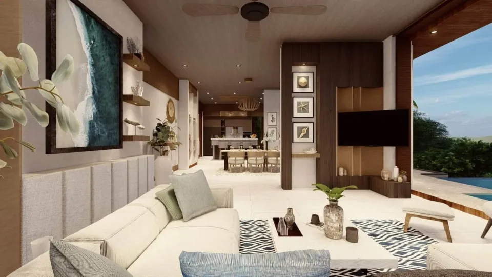 Вилла с 4 спальнями и частным бассейном в Narana Villa Phuket, Пхукет