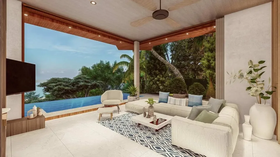 Вилла с 4 спальнями и частным бассейном в Narana Villa Phuket, Пхукет