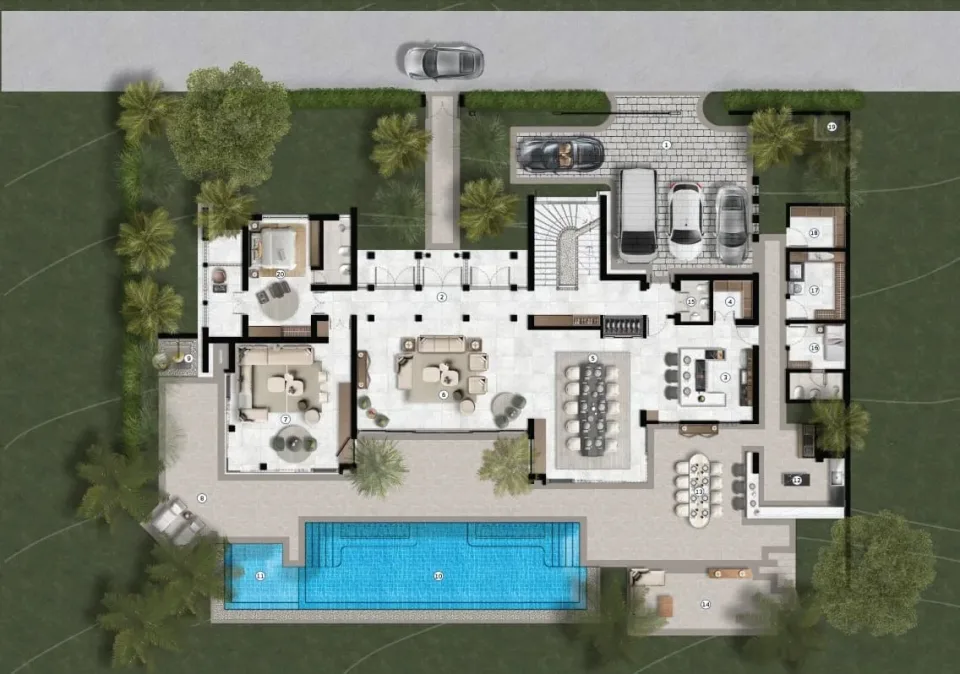 4-Bedroom Villa with Private Pool at Narana Villa Phuket, Phuket