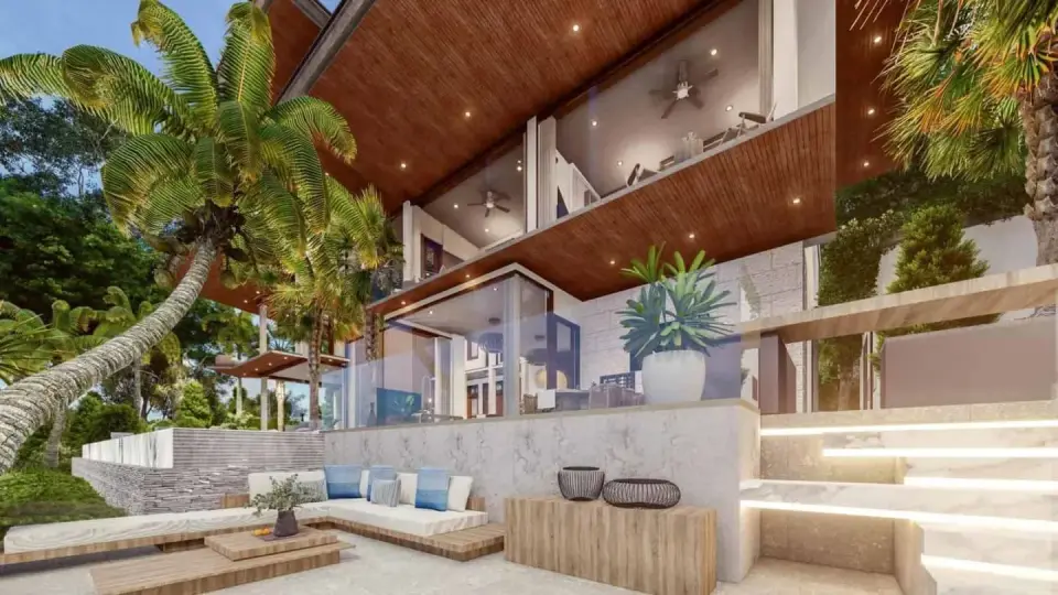 Вилла с 4 спальнями и частным бассейном в Narana Villa Phuket, Пхукет