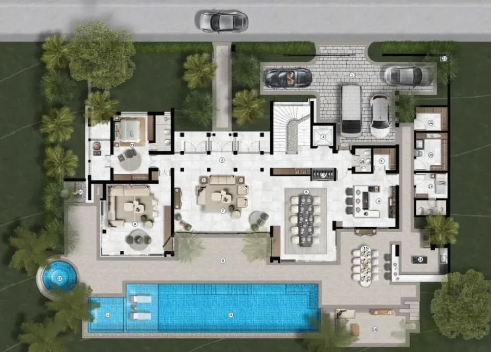 4-Bedroom Villa with Private Pool at Narana Villa Phuket, Phuket