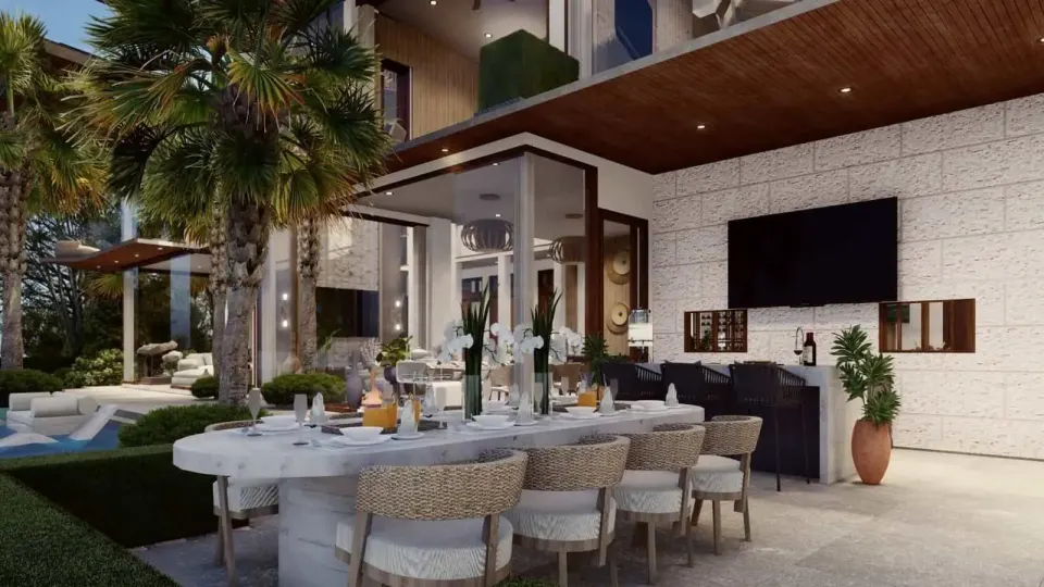 Вилла с 5 спальнями и частным бассейном в Narana Villa Phuket, Пхукет