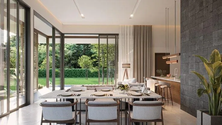 Вилла с 3 спальнями и частным бассейном в Villa Cerulean, Най Янг