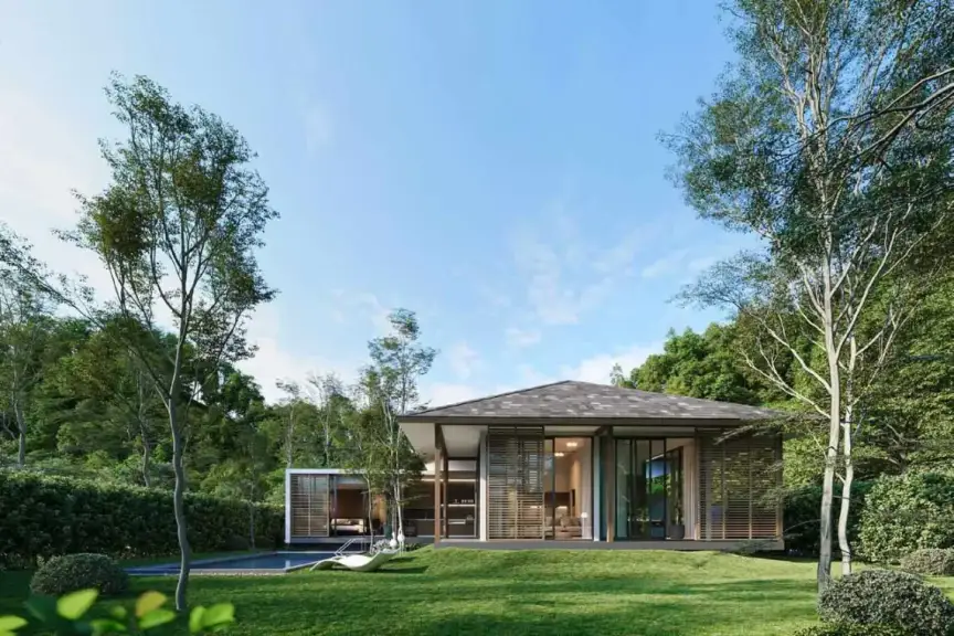 Вилла с 3 спальнями и частным бассейном в Villa Cerulean, Най Янг