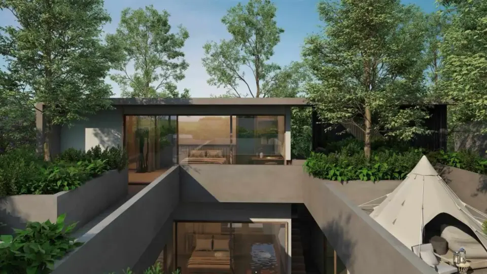 Вилла с 4 спальнями и частным бассейном в Villa Qabalah, Пхукет