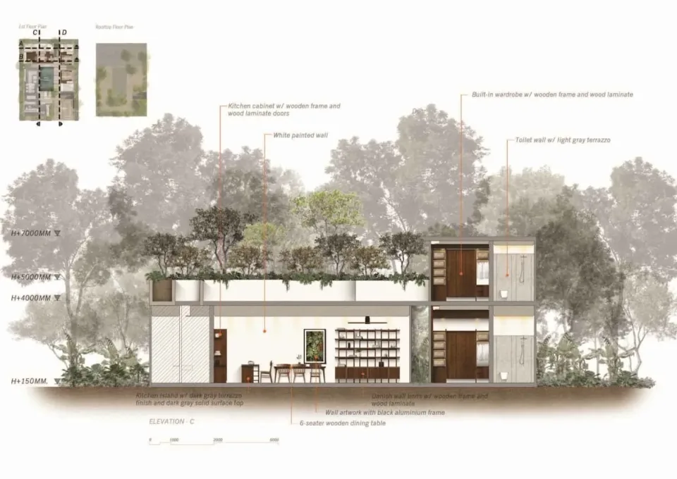 Вилла с 4 спальнями и частным бассейном в Villa Qabalah, Пхукет