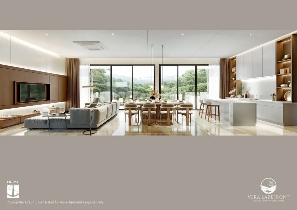 3-Bedroom Villa with Private Garden at Vera Lakefront, Samkong