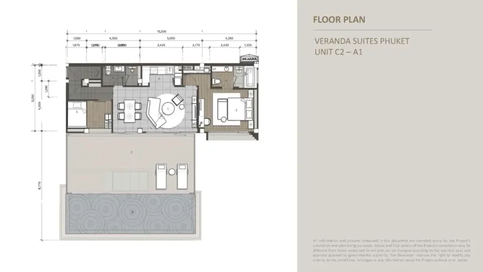 2-Bedroom Condo with Private Pool at Veranda Villas & Suites Phuket, Phuket