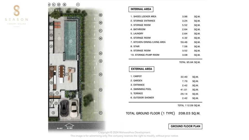 Вилла с 4 спальнями и частным бассейном в 8 Season Luxury Villas – Autumn, Пхукет