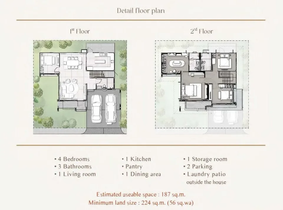 4-Bedroom Villa with Private Garden at PATTA ELEMENT, Pattaya