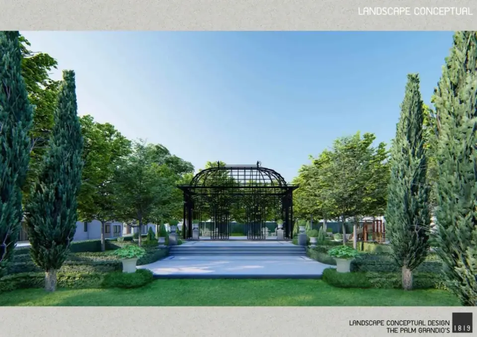 Вилла с 3 спальнями и собственным садом в The Palm Grandio's, Паттайя
