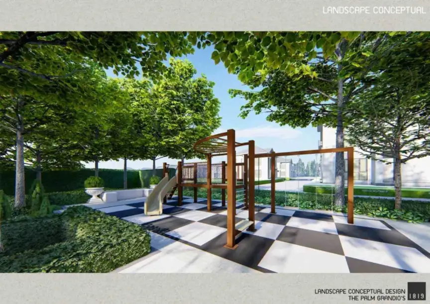 Вилла с 3 спальнями и собственным садом в The Palm Grandio's, Паттайя