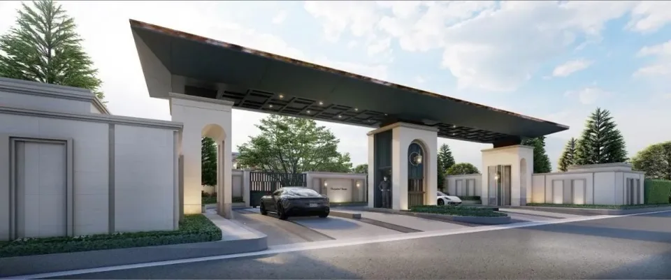 Вилла с 4 спальнями и собственным садом в The Palm Grandio's, Паттайя