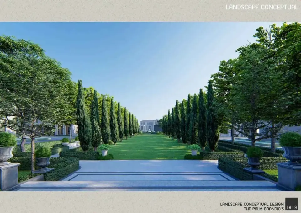 Вилла с 4 спальнями и собственным садом в The Palm Grandio's, Паттайя