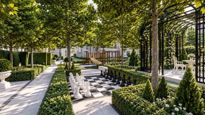 Вилла с 4 спальнями и собственным садом в The Palm Grandio's, Паттайя