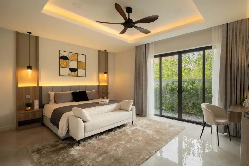 3-Bedroom Villa with Private Pool at Zensiri Lakeside Mabprachan, Pattaya