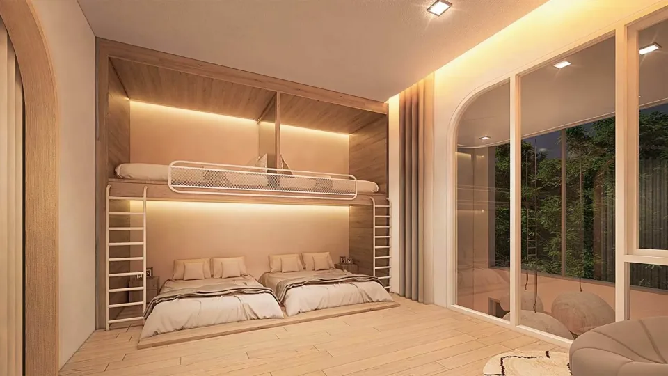 4-Bedroom Villa with Private Pool at The Pool Space Villa, Pattaya
